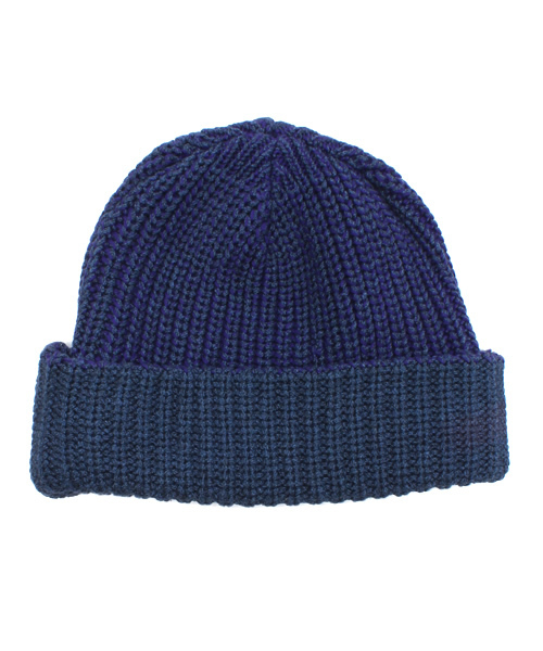 ADAM ET ROPE'（アダムエロペ）の「【HIGHLAND2000】ニットキャップ（ニットキャップ/ビーニー・メンズ・ネイビー/ダークパープル・FREE）」の5枚目の写真