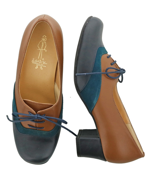 あしながおじさん(アシナガオジサン)の「〈あしながおじさん〉レースアップパンプス(パンプス・レディース・グリーン/ブラック/クリアブラック/グレイッシュベージュ・22.5cm/23.5cm/24.0cm/23.0cm/24.5cm)」の7枚目の写真