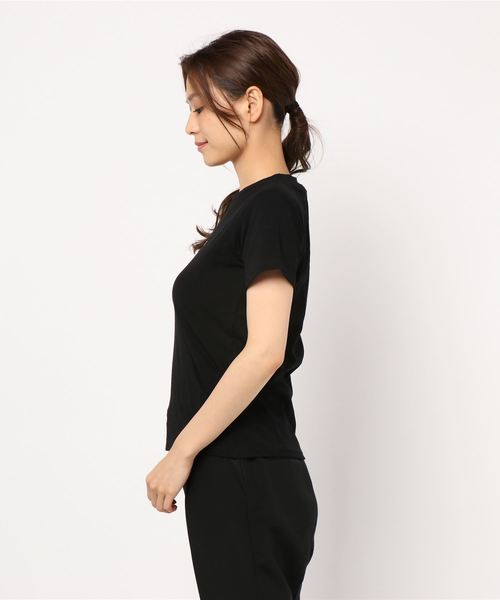 fifth（フィフス）の「センターロゴTシャツ（Tシャツ/カットソー・レディース・ホワイト/ブラック/モカ/スモークピンク・MEDIUM）」の6枚目の写真