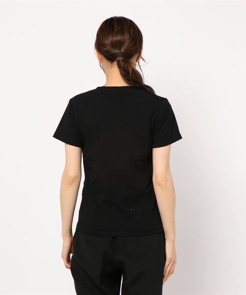 fifth（フィフス）の「センターロゴTシャツ（Tシャツ/カットソー・レディース・ホワイト/ブラック/モカ/スモークピンク・MEDIUM）」の5枚目の写真