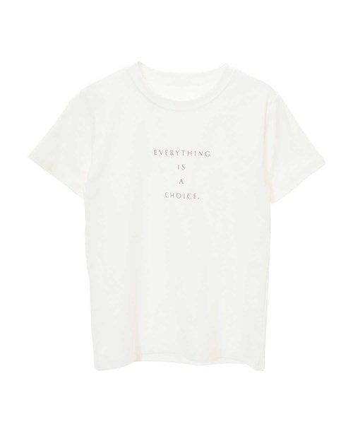 fifth（フィフス）の「センターロゴTシャツ（Tシャツ/カットソー・レディース・ホワイト/ブラック/モカ/スモークピンク・MEDIUM）」の16枚目の写真