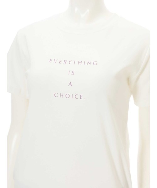 fifth（フィフス）の「センターロゴTシャツ（Tシャツ/カットソー・レディース・ホワイト/ブラック/モカ/スモークピンク・MEDIUM）」の18枚目の写真