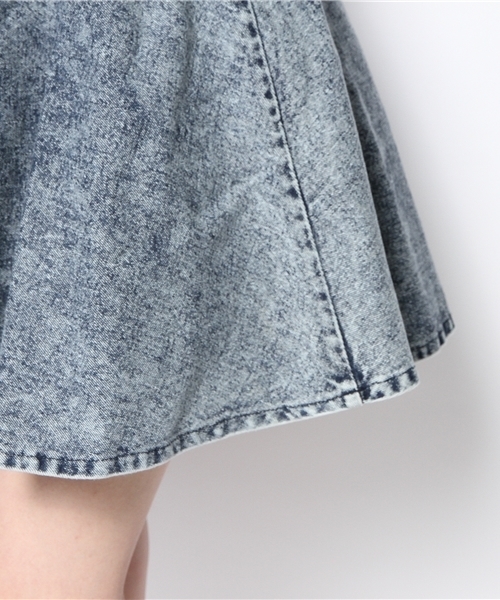 WEGO（ウィゴー）の「WEGO/デニムフレアスカート（デニムスカート・レディース・インディゴブルー・FREE）」の5枚目の写真