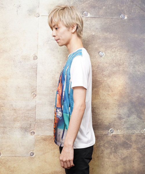 おしゃれスタ（オシャレスタ）の「カラーガールズフォトプリントクルーネックTシャツ(KU)（Tシャツ/カットソー・メンズ・A/B/C/D・M/L）」の13枚目の写真