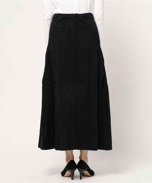 STYLEBLOCK（スタイルブロック）の「起毛カツラギサイドタックロングスカート（スカート・レディース・ベージュ/キャメル/ブラウン/ブラック・M）」の5枚目の写真