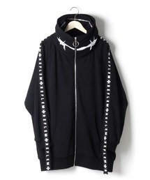 REFLEM レフレム Hoodin stand ZIP ジャケット パーカー REFLEM（レフレム） パーカー 「REFLEM/レフレム」継ぎ接ぎベルト付き