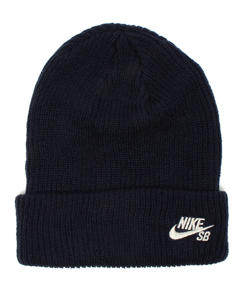 NIKE SB(ナイキエスビー)の「ナイキ アクリルビーニー NIKE SB FISHERMAN BEANIE 628684(ニットキャップ/ビーニー・メンズ・ブラック/グリーン/ブルー/ネイビー/ダークグレー・ONE SIZE)」の4枚目の写真