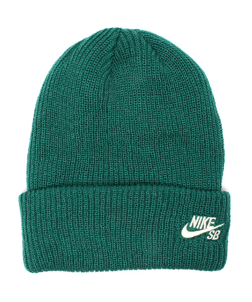 NIKE SB(ナイキエスビー)の「ナイキ アクリルビーニー NIKE SB FISHERMAN BEANIE 628684(ニットキャップ/ビーニー・メンズ・ブラック/グリーン/ブルー/ネイビー/ダークグレー・ONE SIZE)」の3枚目の写真