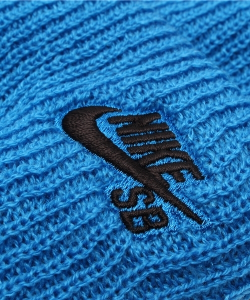 NIKE SB(ナイキエスビー)の「ナイキ アクリルビーニー NIKE SB FISHERMAN BEANIE 628684(ニットキャップ/ビーニー・メンズ・ブラック/グリーン/ブルー/ネイビー/ダークグレー・ONE SIZE)」の11枚目の写真