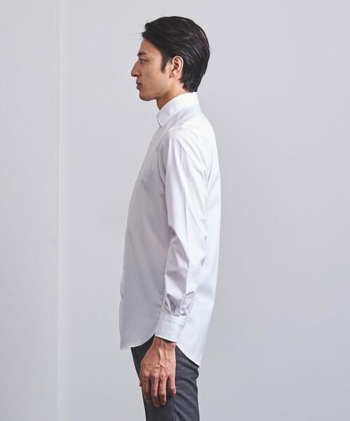 UNITED ARROWS（ユナイテッドアローズ）の「＜UNITED ARROWS＞ イージーケア ブロード セミワイドカラー◆（ビジネスシャツ・メンズ・ライトブルー/ホワイト・36cm/38cm/41cm/37cm/42cm/43cm/40cm/39cm）」の9枚目の写真