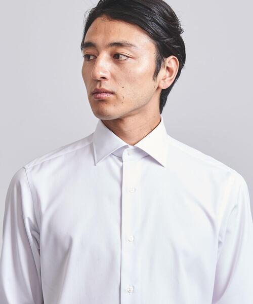 UNITED ARROWS（ユナイテッドアローズ）の「＜UNITED ARROWS＞ イージーケア ブロード セミワイドカラー◆（ビジネスシャツ・メンズ・ライトブルー/ホワイト・36cm/38cm/41cm/37cm/42cm/43cm/40cm/39cm）」の11枚目の写真