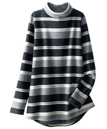 ふわふわ裏ファーハイネックプルオーバー