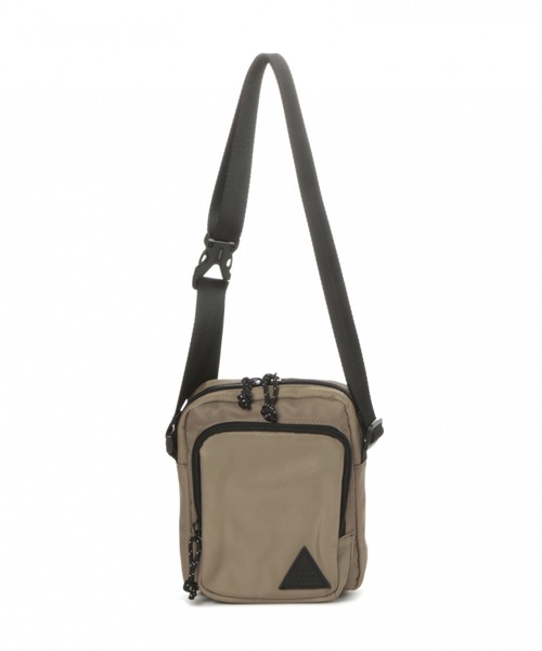 LAKOLE（ラコレ）の「フロントポケットショルダーバッグ / LAKOLE（ショルダーバッグ・メンズ・ブラック/ベージュ/パープル/グリーン・FREE）」の4枚目の写真