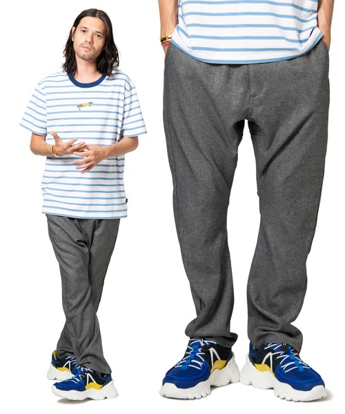 glamb（グラム）の「Easy climbing slacks / イージークライミングスラックス（スラックス・メンズ・ブラック/グレー・1/2/0/4/3）」の2枚目の写真