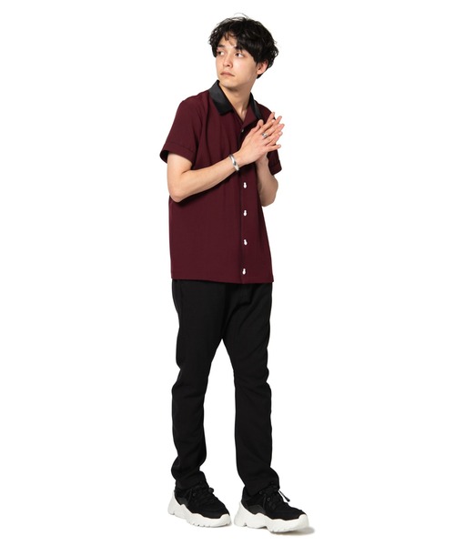 glamb（グラム）の「Easy climbing slacks / イージークライミングスラックス（スラックス・メンズ・ブラック/グレー・1/2/0/4/3）」の19枚目の写真