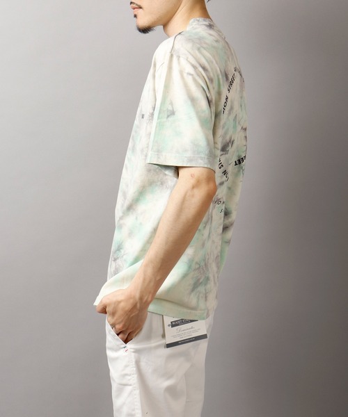 VISION STREET WEAR(ヴィジョンストリートウェア)の「VISION STREET WEAR タイダイ染め 両面プリント 半袖Tシャツ(Tシャツ/カットソー・メンズ・ライトグレー/ミント/パープル/マルチ・M/L/LL)」の14枚目の写真