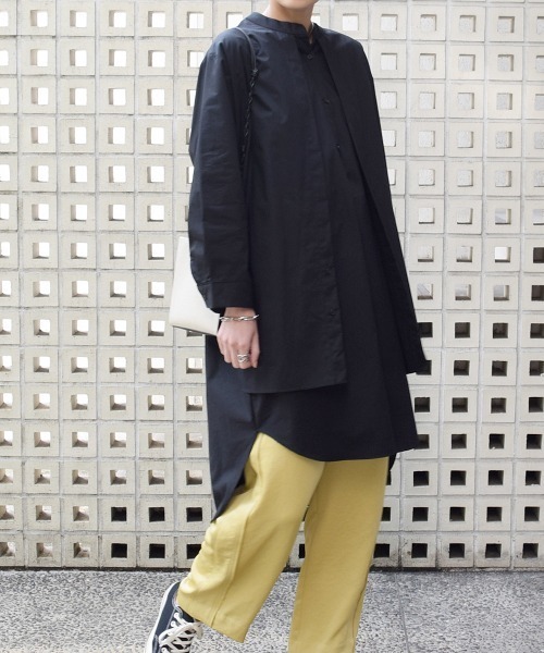 Marient（マリエント）の「フロントヨークシャツワンピ（ワンピース・レディース・ホワイト/ブラック・FREE）」の7枚目の写真