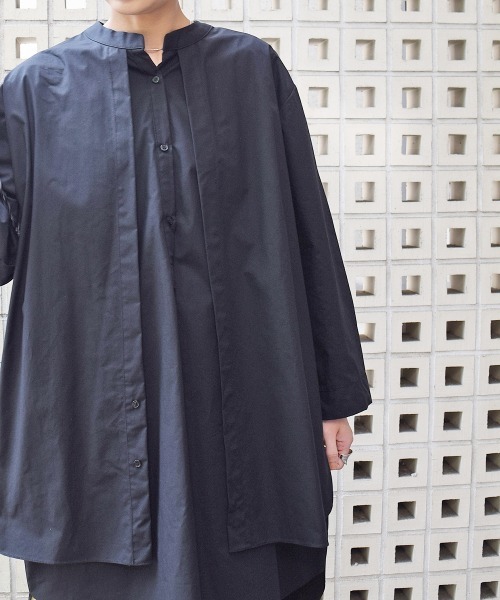 Marient（マリエント）の「フロントヨークシャツワンピ（ワンピース・レディース・ホワイト/ブラック・FREE）」の10枚目の写真