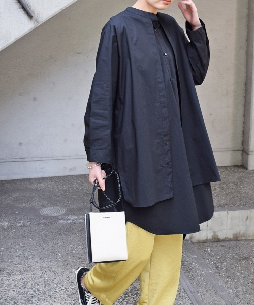 Marient（マリエント）の「フロントヨークシャツワンピ（ワンピース・レディース・ホワイト/ブラック・FREE）」の16枚目の写真