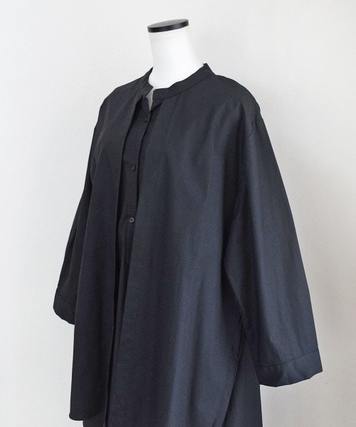 Marient（マリエント）の「フロントヨークシャツワンピ（ワンピース・レディース・ホワイト/ブラック・FREE）」の8枚目の写真