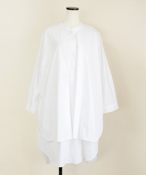 Marient（マリエント）の「フロントヨークシャツワンピ（ワンピース・レディース・ホワイト/ブラック・FREE）」の9枚目の写真