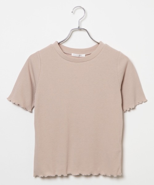 WEGO（ウィゴー）の「WEGO/メロウリブTシャツ（Tシャツ/カットソー・レディース・ブラック/オフホワイト/カーキ/グリーン系その他/ライトベージュ/ホワイト系その他/アイボリー・FREE）」の11枚目の写真