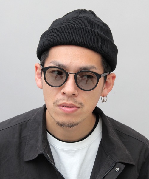 Mr.COVER(ミスターカバー)の「Mr.COVER / ミスターカバー / 抗菌防臭 日本製 ロールニットキャップ / コットン ニットワッチ(ニットキャップ/ビーニー・メンズ・ブラック/ベージュ/パープル/ブラウン/グレー・FREE)」の1枚目の写真
