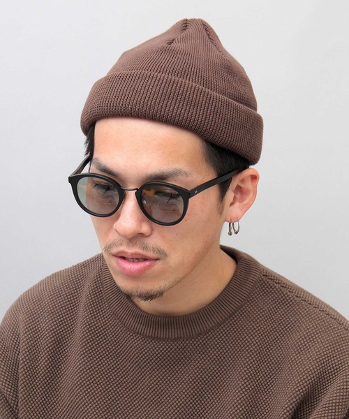 Mr.COVER(ミスターカバー)の「Mr.COVER / ミスターカバー / 抗菌防臭 日本製 ロールニットキャップ / コットン ニットワッチ(ニットキャップ/ビーニー・メンズ・ブラック/ベージュ/パープル/ブラウン/グレー・FREE)」の7枚目の写真