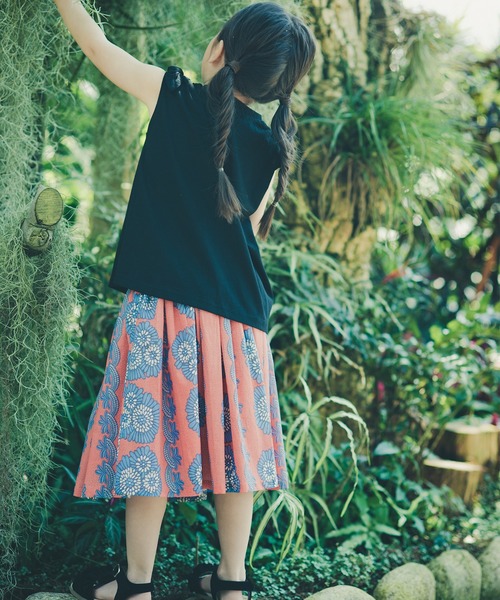 RADCHAP（ラッドチャップ）の「アフリカ柄スカート（スカート・キッズ・サックスブルー/レッド・XL/S/M/L）」の18枚目の写真