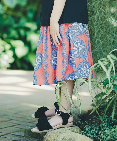 RADCHAP（ラッドチャップ）の「アフリカ柄スカート（スカート・キッズ・サックスブルー/レッド・XL/S/M/L）」の4枚目の写真