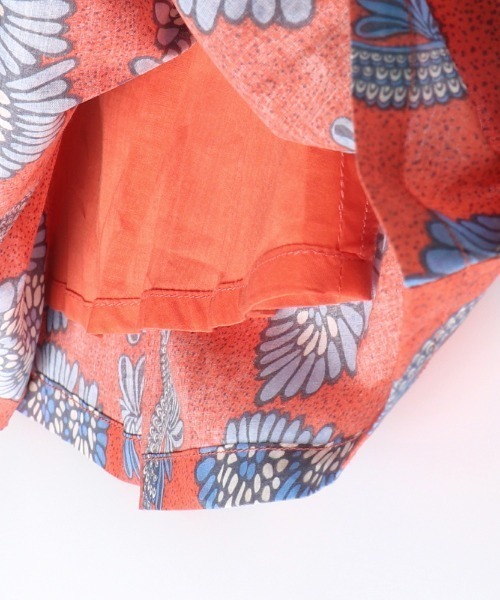 RADCHAP（ラッドチャップ）の「アフリカ柄スカート（スカート・キッズ・サックスブルー/レッド・XL/S/M/L）」の12枚目の写真