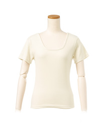 Newlyme | バックレースアップテレコトップス(Tシャツ/カットソー)