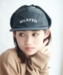 MILKFED. | STENCIL EAR FLAP CAP(帽子)