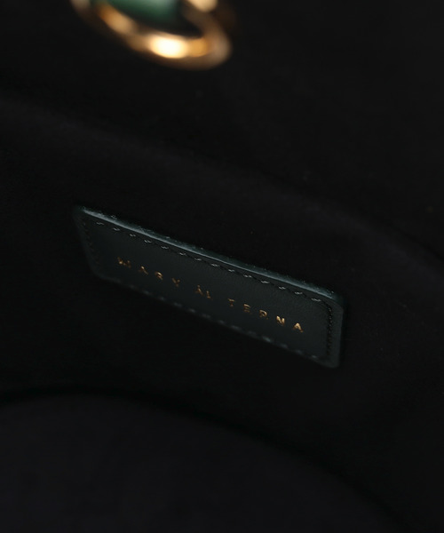 MARY AL TERNA(メアリオルターナ)の「MARY AL TERNA / "BOW" トートバッグ(トートバッグ・レディース・ブラウン/グリーン・FREE)」の15枚目の写真