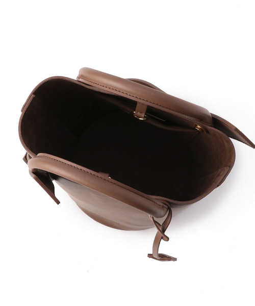 MARY AL TERNA(メアリオルターナ)の「MARY AL TERNA / "BOW" トートバッグ(トートバッグ・レディース・ブラウン/グリーン・FREE)」の9枚目の写真