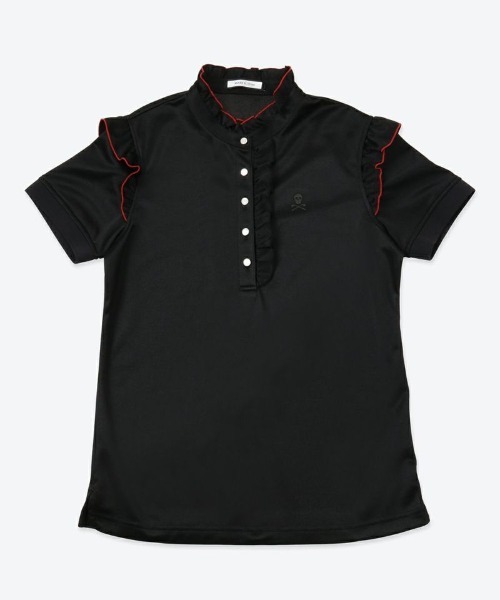MARK & LONA(マークアンドロナ)の「CDW1 FRL Polo | WOMEN(ポロシャツ・レディース・ホワイト/ブラック/イエロー・36/38/40)」の6枚目の写真
