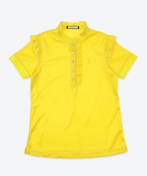 MARK & LONA(マークアンドロナ)の「CDW1 FRL Polo | WOMEN(ポロシャツ・レディース・ホワイト/ブラック/イエロー・36/38/40)」の8枚目の写真