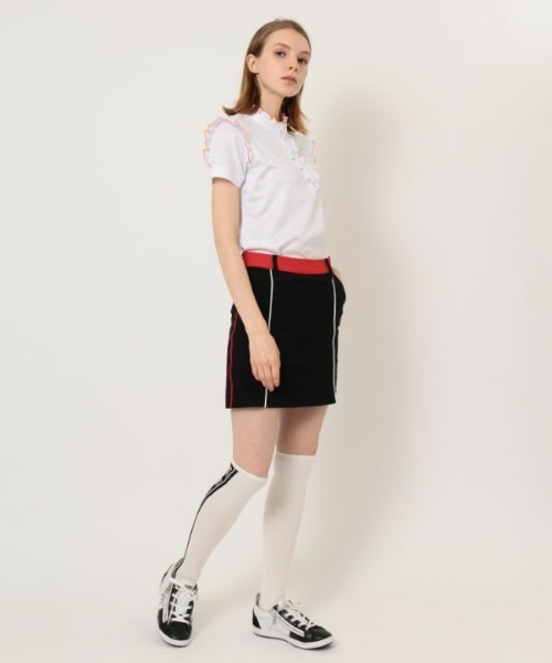 MARK & LONA(マークアンドロナ)の「CDW1 FRL Polo | WOMEN(ポロシャツ・レディース・ホワイト/ブラック/イエロー・36/38/40)」の10枚目の写真