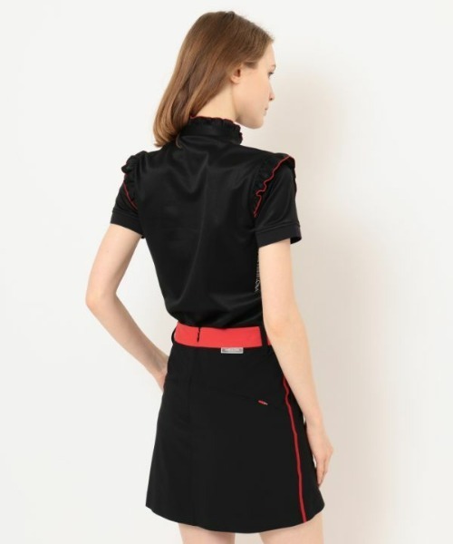 MARK & LONA(マークアンドロナ)の「CDW1 FRL Polo | WOMEN(ポロシャツ・レディース・ホワイト/ブラック/イエロー・36/38/40)」の11枚目の写真