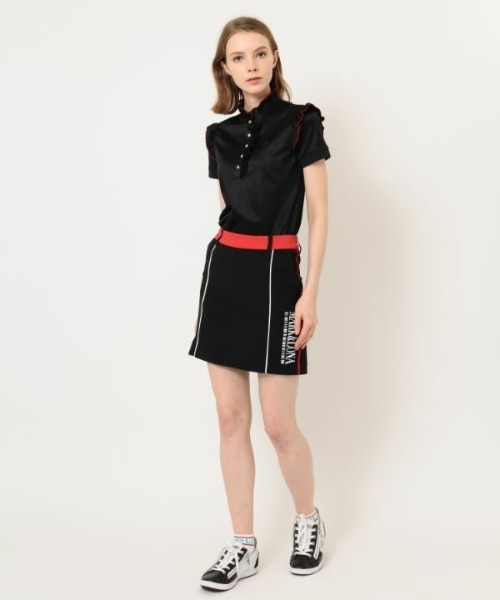 MARK & LONA(マークアンドロナ)の「CDW1 FRL Polo | WOMEN(ポロシャツ・レディース・ホワイト/ブラック/イエロー・36/38/40)」の12枚目の写真