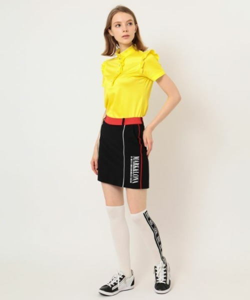 MARK & LONA(マークアンドロナ)の「CDW1 FRL Polo | WOMEN(ポロシャツ・レディース・ホワイト/ブラック/イエロー・36/38/40)」の13枚目の写真