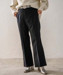 PAGEBOY | ウールライクセミフレアパンツ(フレアパンツ/タックパンツ)(スラックス)
