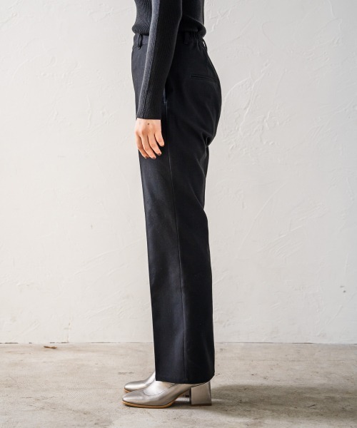 PAGEBOY（ページボーイ）の「ウールライクセミフレアパンツ(フレアパンツ/タックパンツ)（スラックス・レディース・ブラック/ブラウン/レッド系その他・SMALL/MEDIUM）」の12枚目の写真