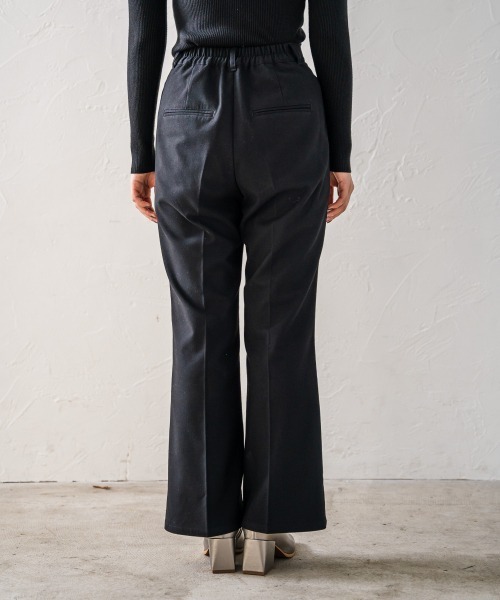PAGEBOY（ページボーイ）の「ウールライクセミフレアパンツ(フレアパンツ/タックパンツ)（スラックス・レディース・ブラック/ブラウン/レッド系その他・SMALL/MEDIUM）」の13枚目の写真