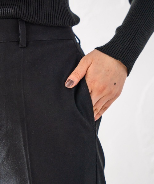 PAGEBOY（ページボーイ）の「ウールライクセミフレアパンツ(フレアパンツ/タックパンツ)（スラックス・レディース・ブラック/ブラウン/レッド系その他・SMALL/MEDIUM）」の16枚目の写真