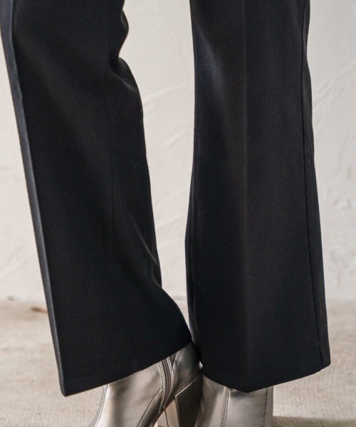 PAGEBOY（ページボーイ）の「ウールライクセミフレアパンツ(フレアパンツ/タックパンツ)（スラックス・レディース・ブラック/ブラウン/レッド系その他・SMALL/MEDIUM）」の18枚目の写真