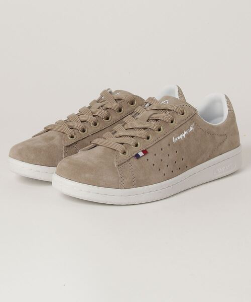 Le Coq Sportif ルコックスポルティフ La ローラン At La Roland At Beige スニーカー Le Coq Sportif ルコックスポルティフ のファッション通販 Zozotown