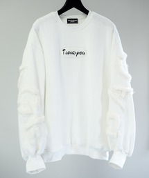 LETTERED SWEATER(レタードセーター)バックロゴ ビッグシルエット セーター