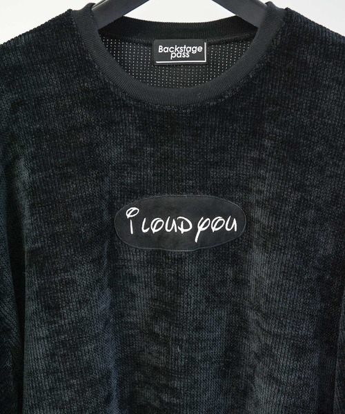 BACKSTAGE PASS(バックステージパス)の「LETTERED SWEATER(レタードセーター)バックロゴ ビッグシルエット セーター(ニット/セーター・メンズ・ホワイト/ブラック/ベージュ/ピンク・3-4/1-2)」の21枚目の写真