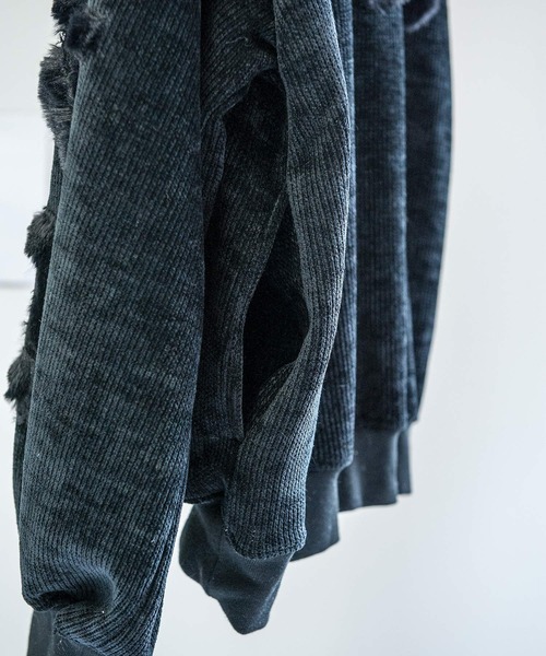 BACKSTAGE PASS(バックステージパス)の「LETTERED SWEATER(レタードセーター)バックロゴ ビッグシルエット セーター(ニット/セーター・メンズ・ホワイト/ブラック/ベージュ/ピンク・3-4/1-2)」の12枚目の写真